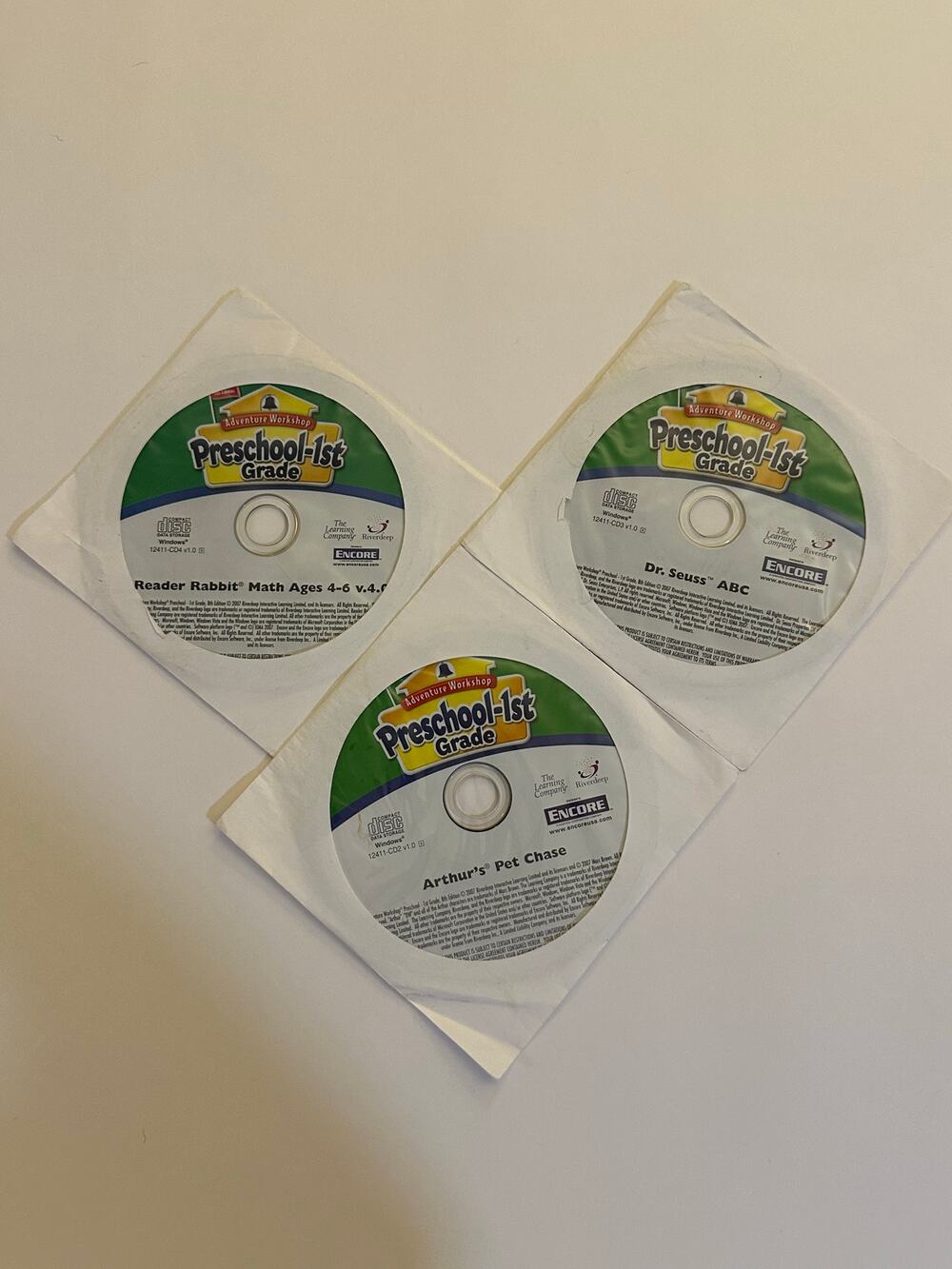Adventure Workshop Preschool - 1st Grade Learning CDs Bundle